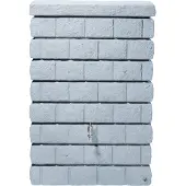 Graf Rocky JUNIOR muur 300 liter licht graniet l.80 x b.40 x h.118 cm C