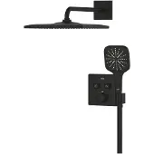 GROHE smartcontrol thermostatisch inbouw douchekraan shower-set vierkant phantom black