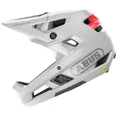 ABUS Fietshelm AIRDROP MIPS polar white L/XL - 58-62 cm - wit - Geschikt voor gebruik tijdens downhill - enduro - 890 g