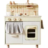 Buxibo Houten Kinderkeuken Inclusief Accessoires en Keukengerei Speelkeuken