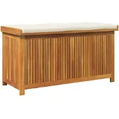 vidaXL Opbergbox voor buiten 113x50x60,5 cm massief acaciahout