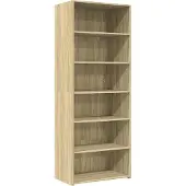 vidaXL Hoge kast 70x41x185 cm bewerkt hout sonoma eikenkleurig