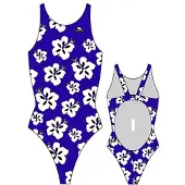 Turbo Hawai Pro Resist Swimsuit Blauw 7-8 Years Meisje