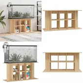 vidaXL Aquariumstandaard Sonoma Eiken 120x40x60 cm Bewerkt Hout