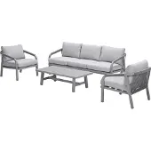 Garden Impressions Tarera loungeset 4-delig - taupe