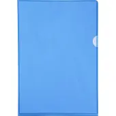 Exacompta Pak van 100 L mappen - gladde PVC 13/100e - A4 - Blauw - 661225E