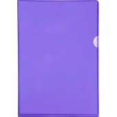 Exacompta Pak van 100 L mappen - gladde PVC 13/100e - A4 - Purper - 661205E