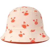 Swim Essentials | Beige/Rood Krabjes UV Omkeerbaar Zonnehoedje 4-8 jaar