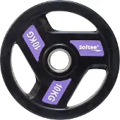 Softee Olympic Plate 10kg Zwart 10 kg