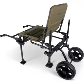 Korum S23 Twin Wheel Carpfishing Barrow Groen