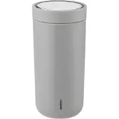 Stelton Thermosbeker To Go Click Steel 0,4L Soft Light Grey