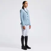 Cavalleria Toscana Meisjes Wedstrijdjas Fog SS25 S Blauw