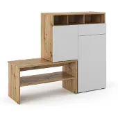 Vicco Selena Schoenenkast – 124.5 x 102 cm Bruin