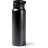 Roly Dubbelwandige RVS Thermosfles. 750 ml kleur Zwart Heydud 1787