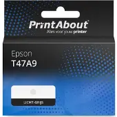 PrintAbout Huismerk Epson T47A9 Inktcartridge Licht-grijs