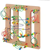 Joy toy Houten Kralentafel Flat Corner - Joy-Toy (01.09040)