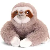 Keel Toys Pluche knuffel dier luiaard 18 cm - Knuffeldier