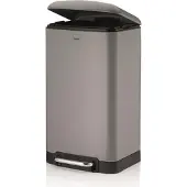 kela Prullenbak Davino Pedaal Silent Close 30L Light Grey