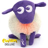 KO Ewan het Droomschaap - paars - deluxe - Baby Knuffel met Muziekdoosje - witte ruis - huilsensor - hartslag - 5 melodieën