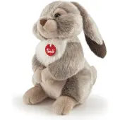 Trudi Knuffel Haas Grijs 29 cm - Hoge kwaliteit pluche knuffel - Knuffeldier voor jongens en meisjes - Grijs - 18x29x22 cm maat M