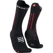 Compressport Set Pro Racing Socks v4.0 Bike-sokken, zwart/rood || Maat: 45-48