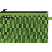 Leitz WOW etui met twee vakken maat L Groen