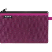 Leitz WOW Etui Met Twee Vakken - Opbergen en Organiseren - Maat L - Roze