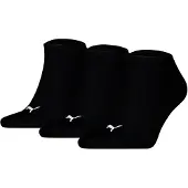 Puma 3 paar unisex sneakersokken zwart