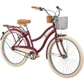 HUFFY Deluxe 26 inch Cruiser fiets - Donkerrood