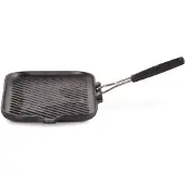 Le Creuset Gietijzeren Rechthoekige Grill Mat Zwart 36cm