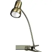 Orion Klemlamp SAMALA, brons / oud-messing, Werkkamer / Kantoor, metaal, Modern, Klemlamp