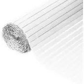 Nature - Tuinscherm - dubbelzijdig - 1 x 3m - PVC - wit - zeer goede afscherming