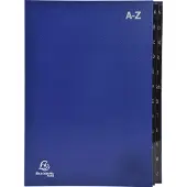 Exacompta Tabbladen A4 Blauw Karton 25 x 33 cm