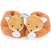 Doudou et Compagnie Unicef Füsslinge mit Rassel Fuchs 0-6M