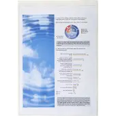 Exacompta Pak van 10 beschermhoezen - enkel - PVC 20/100ste - A4 - Transparant - 5382E