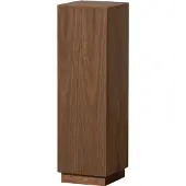 Woood Enid Plantenstandaard - Hout - Walnoot - 80x24x24
