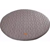 Filibabba Decke - Ø 90 cm - Soft Guilt - Dunkelgrau - - One Size - Spielteppiche