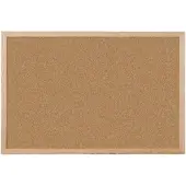 Viking Kurk Prikbord Wandmontage 60 (B) x 1,4 (D) x 45 (H) cm Hout Bruin