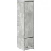 vidaXL Highboard 29,5x34x119,5 cm spaanplaat betongrijs
