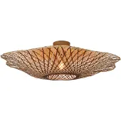 Good&Mojo Bamboe LED Plafondlamp Madura | 1X E27 Max 60W | Warm Earth Tones