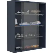 VCM Houten glazen opknoping vitrinekast Muur vitrinekast Collectible decoratieve verzamelaar vitrinekast Drivalo M