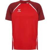 Hummel Functioneel shirt 'Lead 2.0' rood / donkerrood / wit