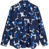 Marc O'Polo Blouse blauw / donkerblauw / wit