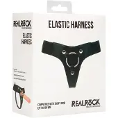 Realrock – Elastische Voorbind Harnas tot 5 cm voor een Harde Aanpak - Zwart