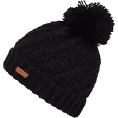 Protest Muts Women Paisley Beanie True Black (55 cm)