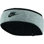 Nike Sporthoofdband 'Club Fleece 2.0' grijs gemêleerd / zwart
