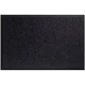 No name Deurmat Twister zwart 120cm