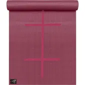 Yogistar Yogamat plus alignment bordeaux Fitnessmat YOGISTAR