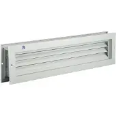 Renson Deurrooster 425x76mm Zilver