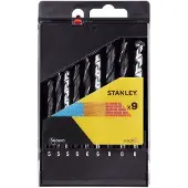 Stanley boorcassette metaal/steen/hout - 9 stuks